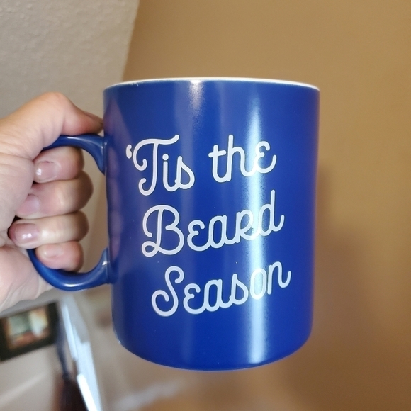 Tis the Beard Season Blue Jumbo Mug 28 oz. - Picture 6 of 6